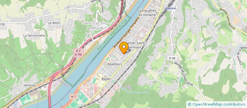 localisation de l'entreprise MONSIEUR PIERRE DEVISE à VIENNE