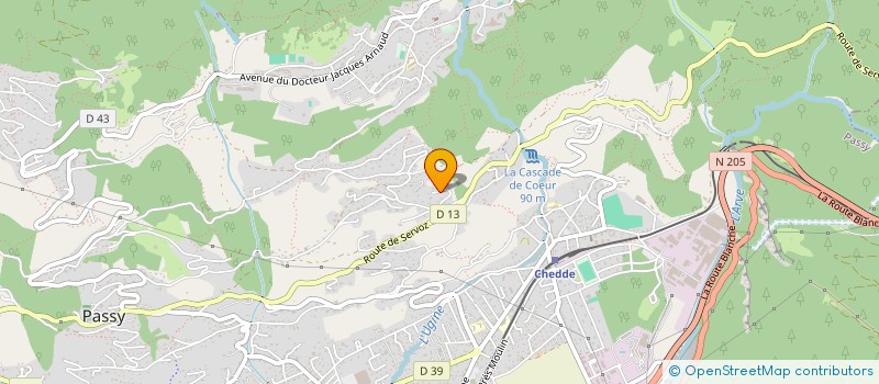 localisation de l'entreprise MONSIEUR PIERRE DHORNE  MORZINE