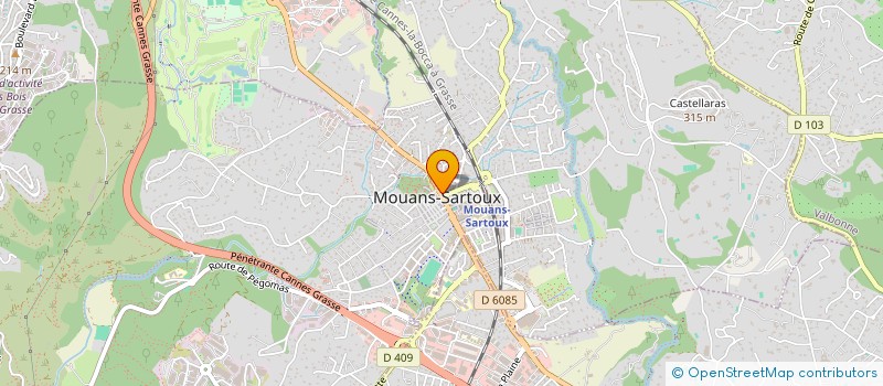 localisation de l'entreprise MONSIEUR PIERRE DIER  MOUANS-SARTOUX