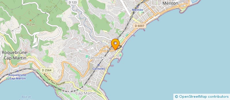 localisation de l'entreprise MONSIEUR PIERRE DIMANCHE à ROQUEBRUNE-CAP-MARTIN