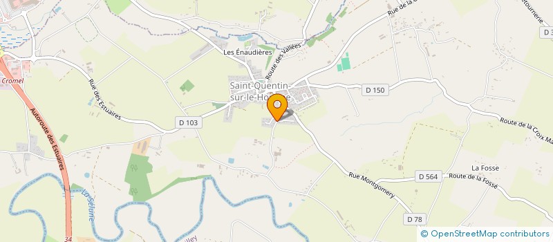 localisation de l'entreprise MONSIEUR PIERRE DINAHET à SAINT-QUENTIN-SUR-LE-HOMME