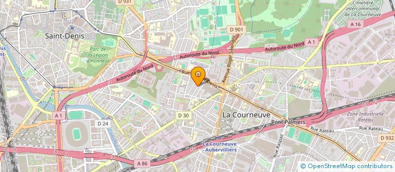 localisation de l'entreprise MONSIEUR PIERRE DINH à LA COURNEUVE