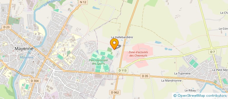 localisation de l'entreprise MONSIEUR PIERRE DIORE à GRAZAY