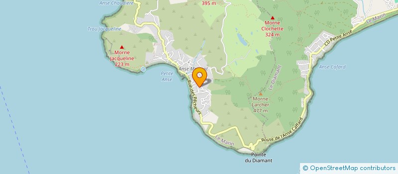 localisation de l'entreprise MONSIEUR PIERRE DOBBELS  LES ANSES-D'ARLET