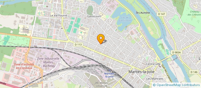 localisation de l'entreprise MONSIEUR PIERRE DOBRENEL  MANTES-LA-JOLIE