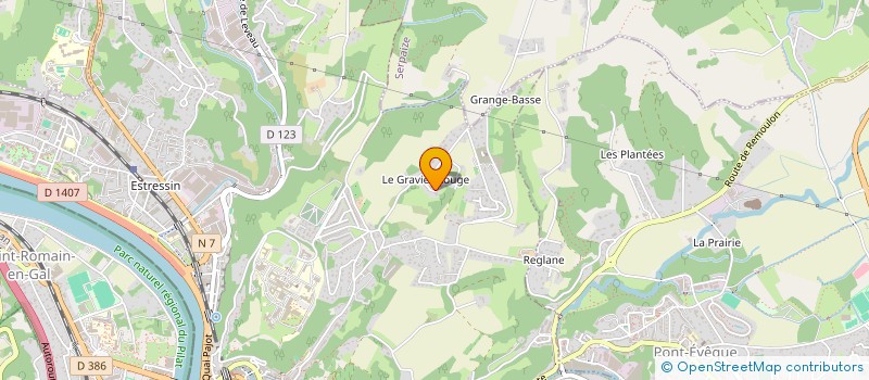 localisation de l'entreprise MONSIEUR PIERRE DOITRAND  VIENNE