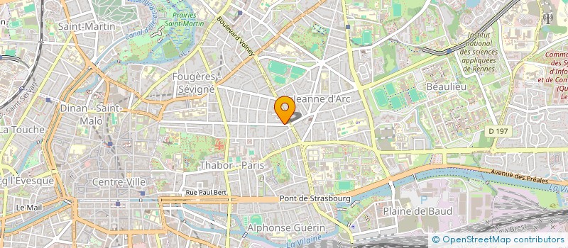 localisation de l'entreprise MONSIEUR PIERRE DOLAIS à RENNES