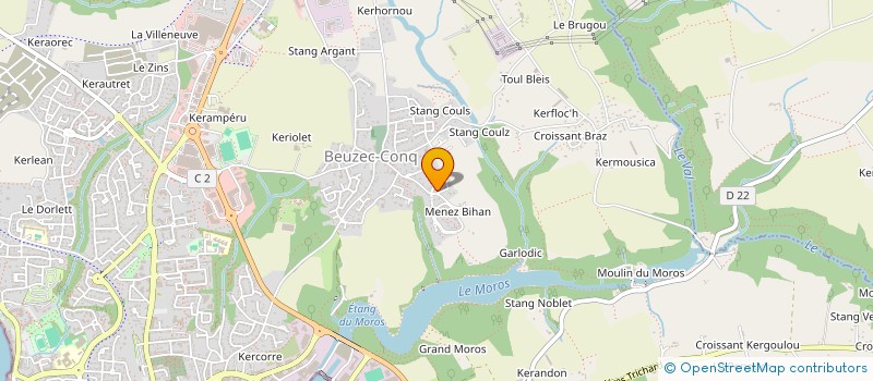 localisation de l'entreprise MONSIEUR PIERRE DOMART  CONCARNEAU