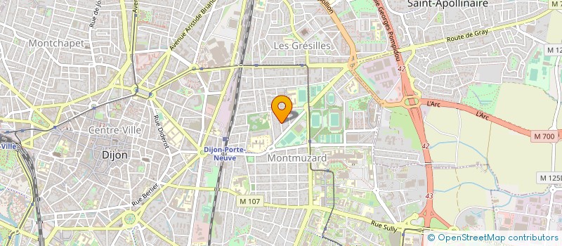 localisation de l'entreprise MONSIEUR PIERRE DOMGERMAIN  DIJON