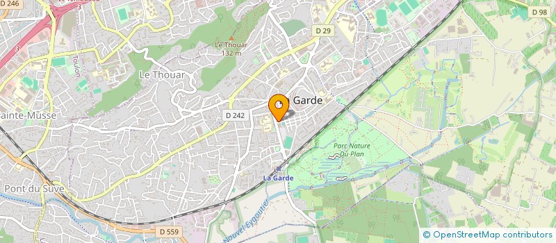 localisation de l'entreprise MONSIEUR PIERRE DONAT  LA GARDE