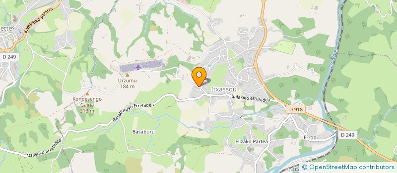 localisation de l'entreprise MONSIEUR PIERRE DONNET à ITXASSOU