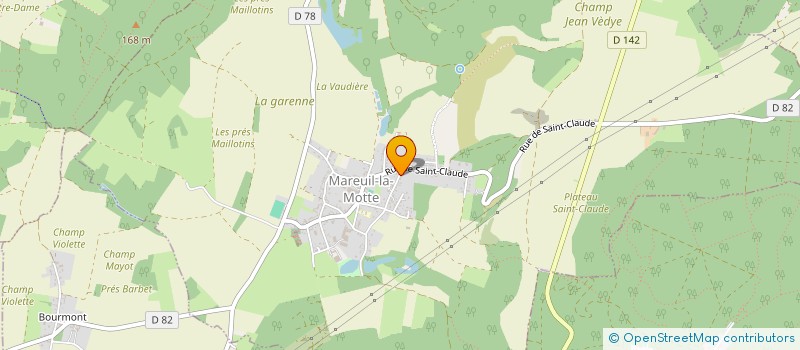 localisation de l'entreprise MONSIEUR PIERRE DORMARD  MAREUIL-LA-MOTTE