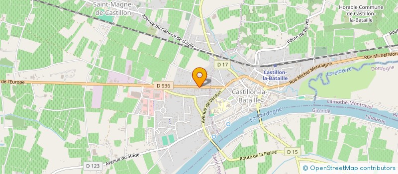 localisation de l'entreprise MONSIEUR PIERRE DOUBLE  SAINT-MAGNE-DE-CASTILLON