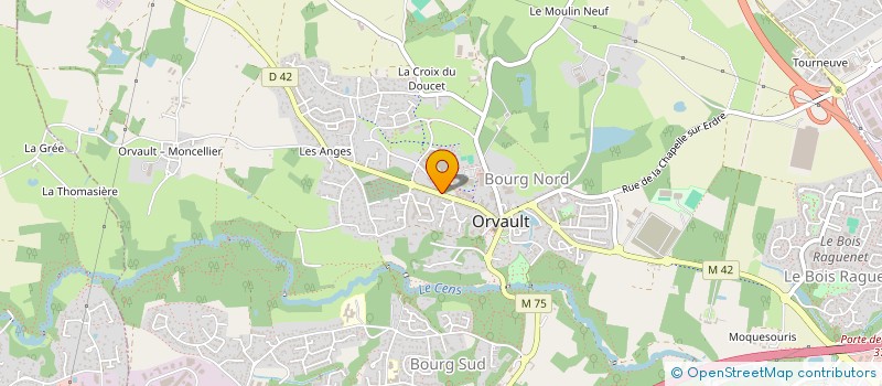 localisation de l'entreprise MONSIEUR PIERRE DOUET à ORVAULT