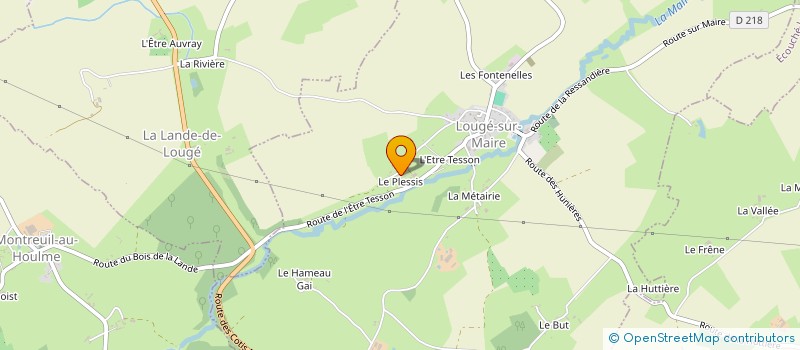 localisation de l'entreprise MONSIEUR PIERRE DOUTART à LOUGE SUR MAIRE