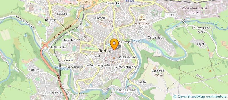 localisation de l'entreprise MONSIEUR PIERRE DOUTRE à RODEZ