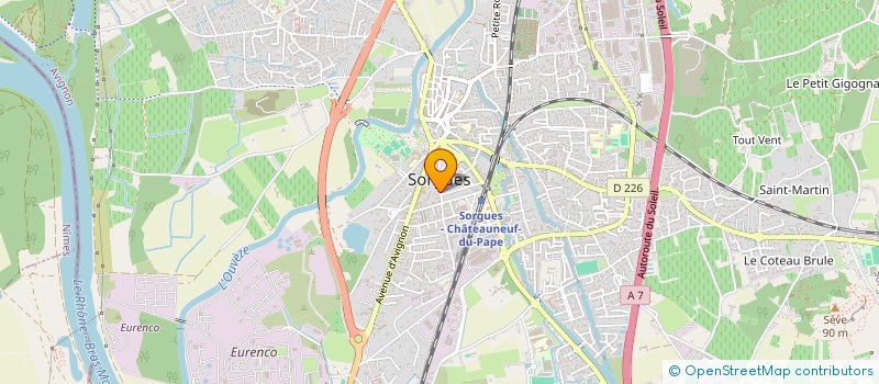 localisation de l'entreprise MONSIEUR PIERRE DOUX  SORGUES