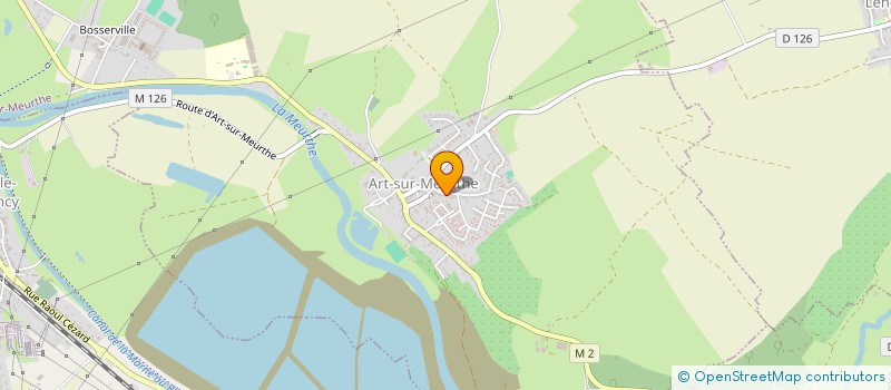 localisation de l'entreprise MONSIEUR PIERRE DREYER  ART-SUR-MEURTHE