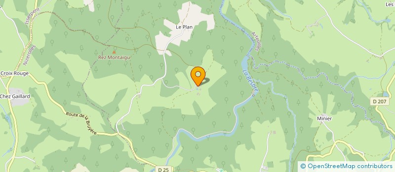 localisation de l'entreprise MONSIEUR PIERRE DRIFFORD  CHATEL-MONTAGNE