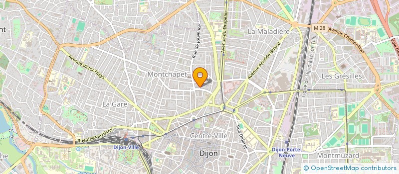localisation de l'entreprise MONSIEUR PIERRE DRUET à DIJON
