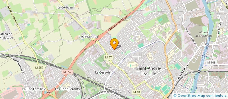 localisation de l'entreprise MONSIEUR PIERRE DU MERLE à SAINT-ANDRE-LEZ-LILLE