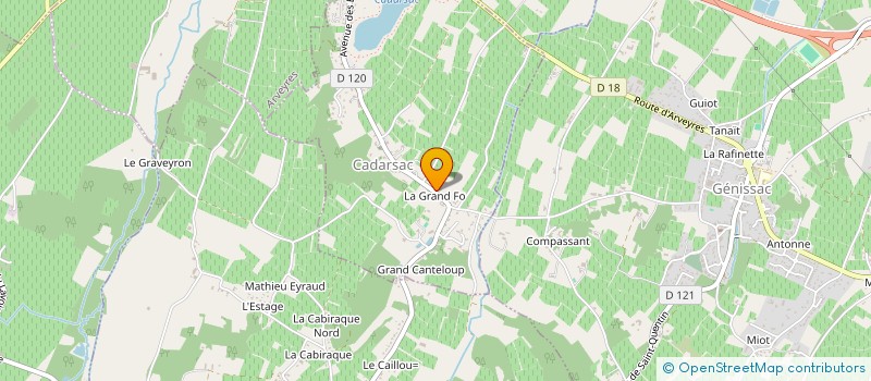 localisation de l'entreprise MONSIEUR PIERRE DUARTE  CADARSAC