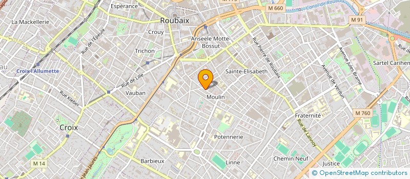 localisation de l'entreprise MONSIEUR PIERRE DUBARRE à ROUBAIX
