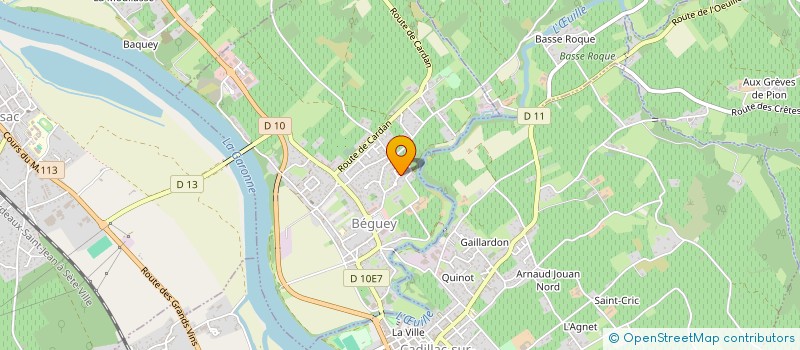 localisation de l'entreprise MONSIEUR PIERRE DUBERGEY  BEGUEY