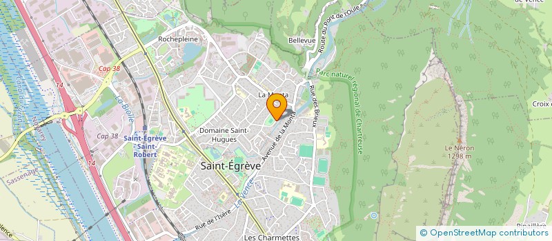 localisation de l'entreprise MONSIEUR PIERRE DUBOIS à SAINT-EGREVE