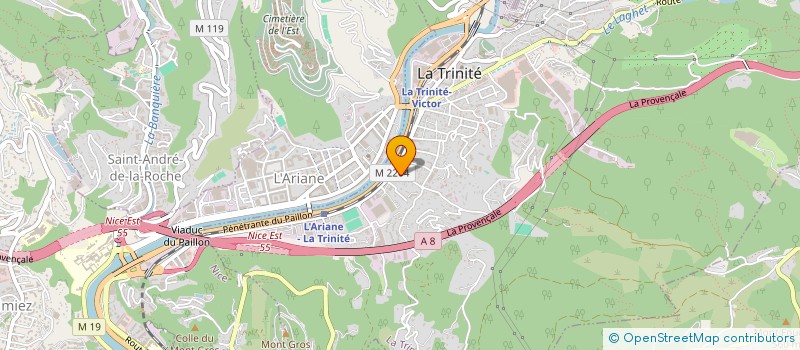 localisation de l'entreprise MONSIEUR PIERRE DUBOIS à LA TRINITE
