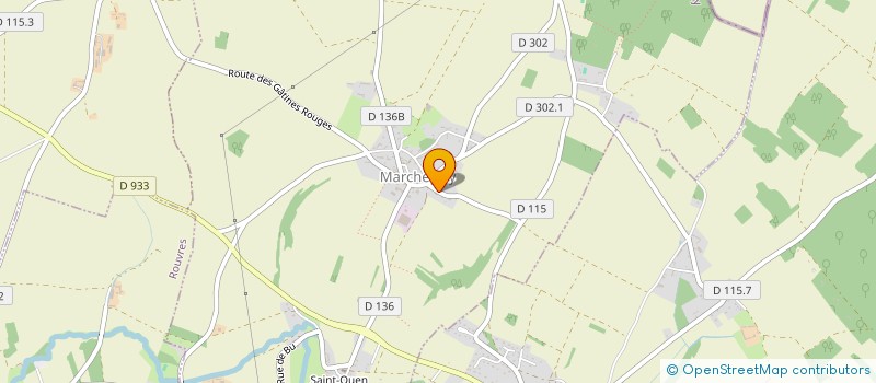 localisation de l'entreprise MONSIEUR PIERRE DUBOIS à ANET