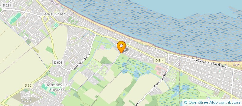 localisation de l'entreprise MONSIEUR PIERRE DUBOIS  HERMANVILLE-SUR-MER