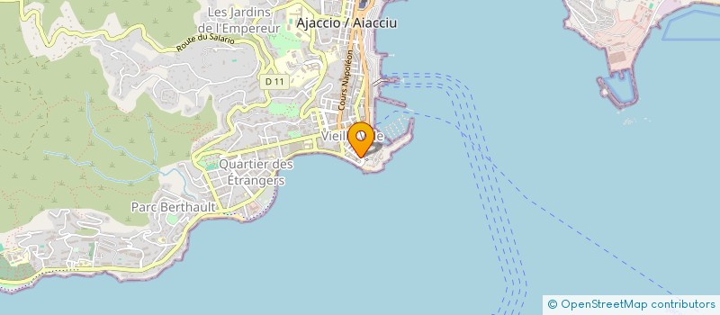 localisation de l'entreprise MONSIEUR PIERRE DUBOS BERNIARD à AJACCIO