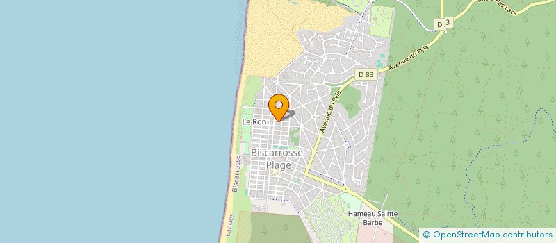 localisation de l'entreprise MONSIEUR PIERRE DUBOURG  BISCARROSSE