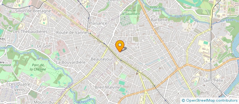 localisation de l'entreprise MONSIEUR PIERRE DUBOURG à NANTES