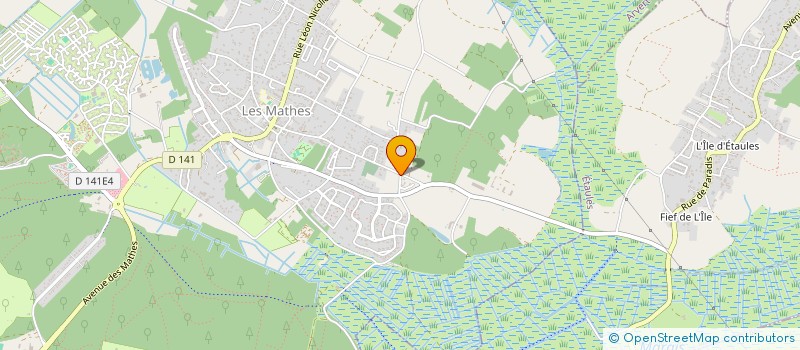 localisation de l'entreprise MONSIEUR PIERRE DUBOURG  LES MATHES