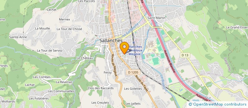 localisation de l'entreprise MONSIEUR PIERRE DUBOURJAL à SALLANCHES