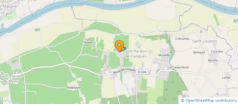 localisation de l'entreprise MONSIEUR PIERRE DUBROCA à SAINT-PARDON-DE-CONQUES