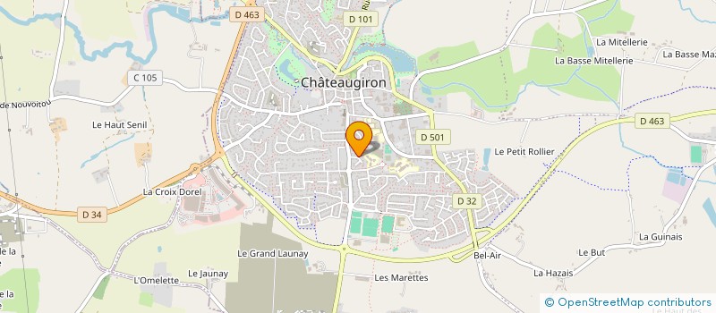 localisation de l'entreprise MONSIEUR PIERRE DUCHAIGNE  CHATEAUGIRON