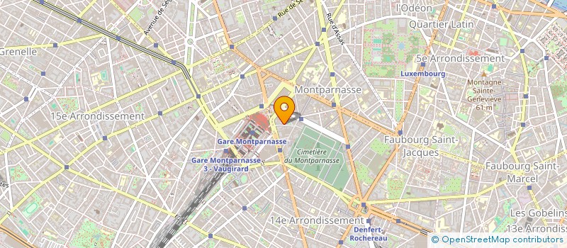 localisation de l'entreprise MONSIEUR PIERRE DUCHAINE  PARIS