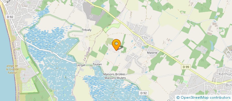 localisation de l'entreprise MONSIEUR PIERRE DUCHAMP à GUERANDE