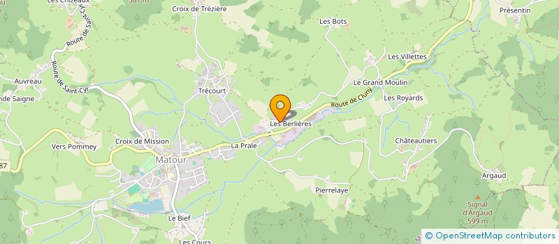 localisation de l'entreprise MONSIEUR PIERRE DUCLOS  MATOUR