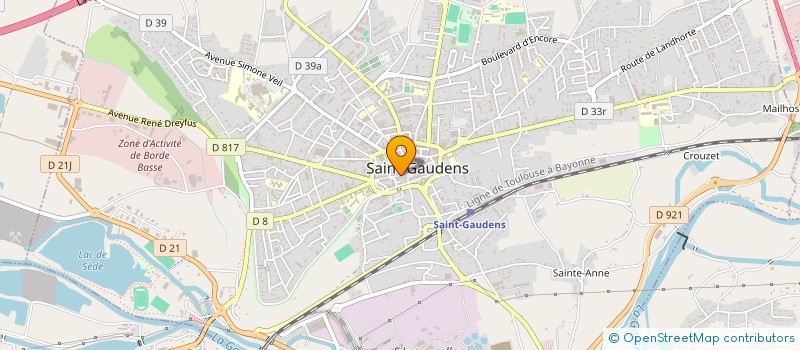 localisation de l'entreprise MONSIEUR PIERRE DUCOS à SAINT-GAUDENS
