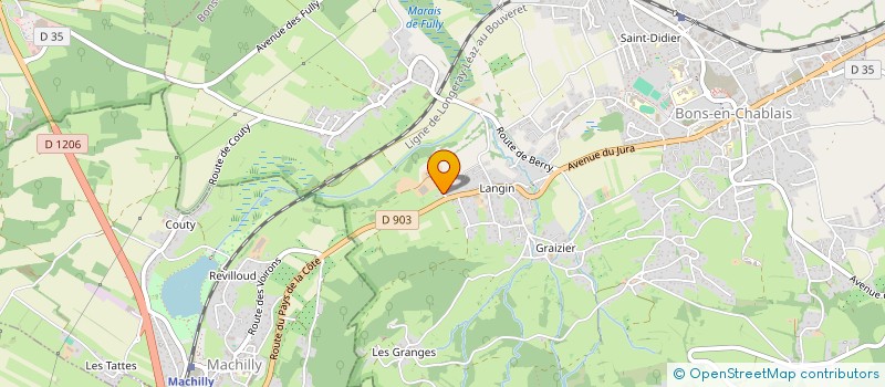 localisation de l'entreprise MONSIEUR PIERRE DUCRET à BONS-EN-CHABLAIS