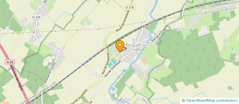 localisation de l'entreprise MONSIEUR PIERRE DUCROCQ  CALAIS