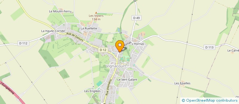 localisation de l'entreprise MONSIEUR PIERRE DUCROTOY  VIGNACOURT