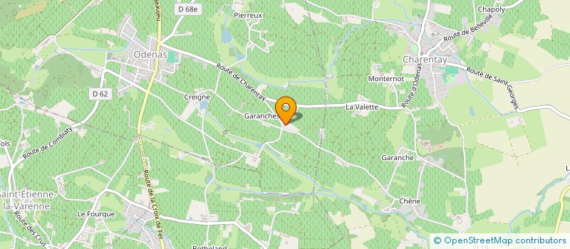 localisation de l'entreprise MONSIEUR PIERRE DUFAITRE à ODENAS