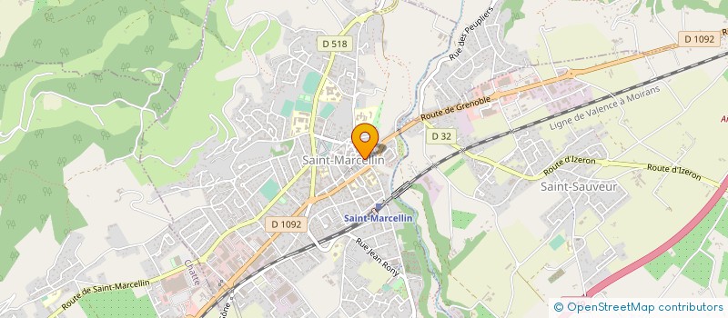 localisation de l'entreprise MONSIEUR PIERRE DUFAU  SAINT-MARCELLIN