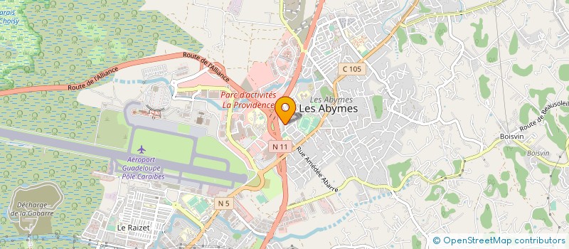 localisation de l'entreprise MONSIEUR PIERRE DUFET à LES ABYMES
