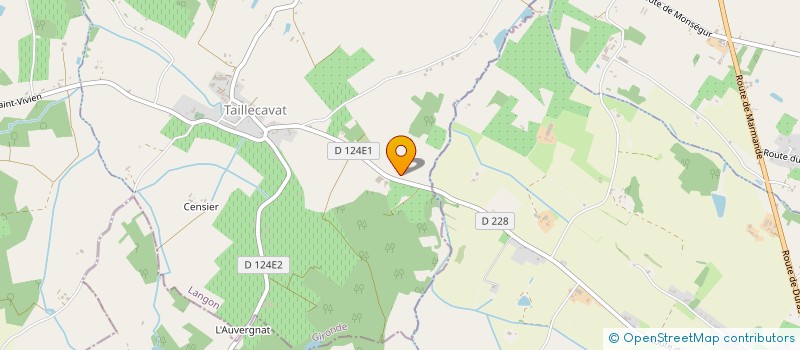 localisation de l'entreprise MONSIEUR PIERRE DUFIET  COURS-DE-MONSEGUR